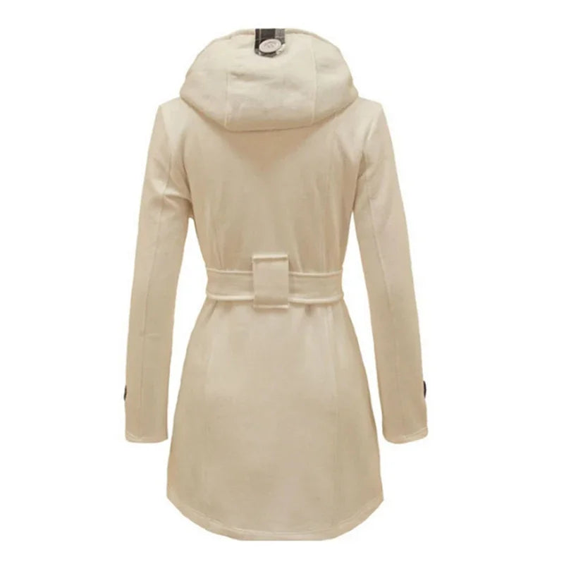 Issa Trench Femme – Manteau Élégant Ceinturé Coupe Cintrée pour Automne & Hiver