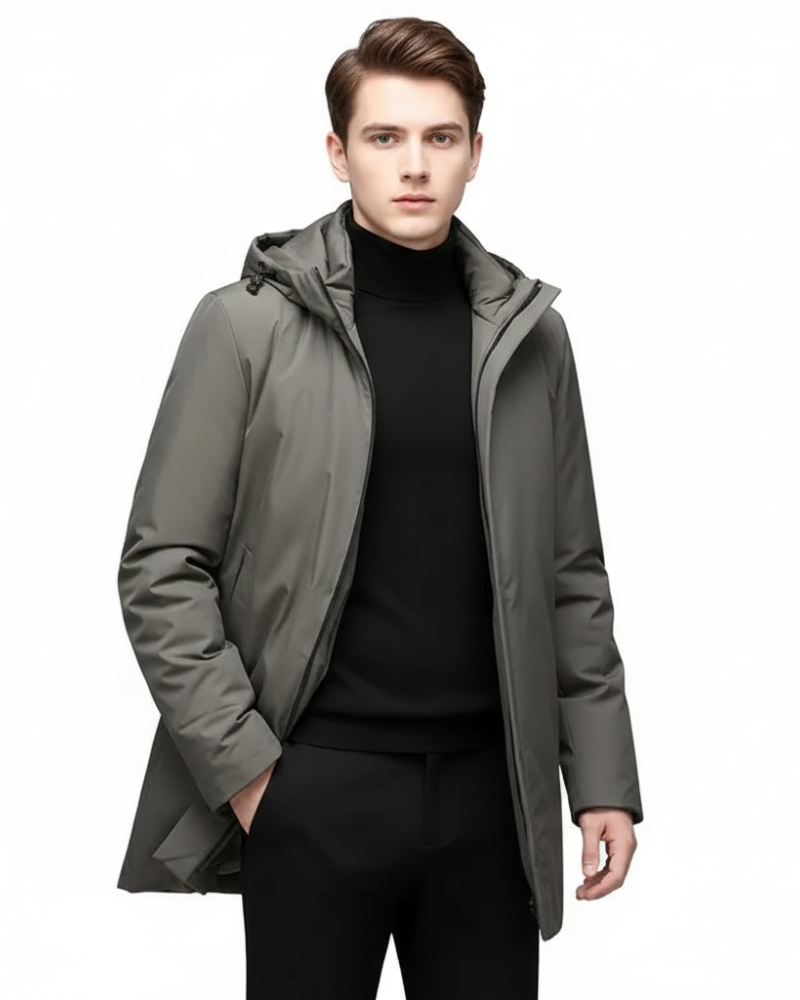 Jamiel Heren Winterjas Waterdicht – Regular Fit Jas met Capuchon Winddicht