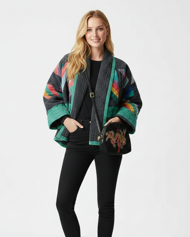 Zeline Naisten Tikkitakki – Ylisuuri Takki Palapuvussa Retrotyylillä ja Modernilla Ilmeellä