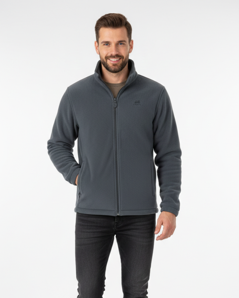 Alex Veste Forro Polar Unisex – Chaqueta Forrada de Sherpa Caliente con Cuello Alto y Cierre de Cremallera