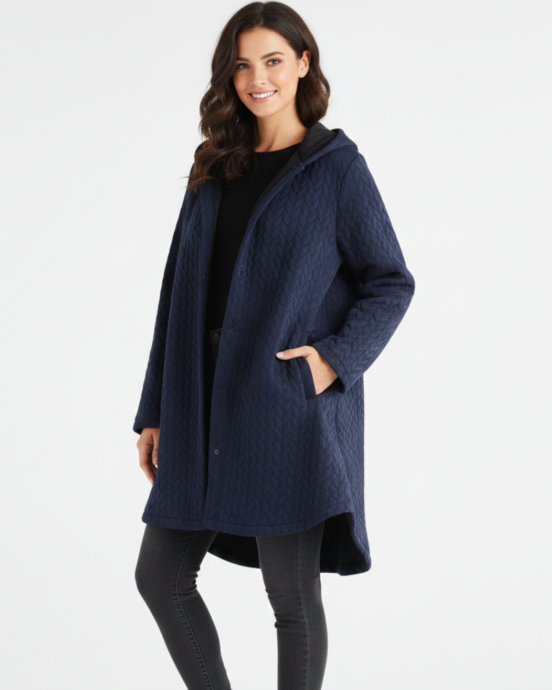 Sascha Manteau d’Inverno – Giacca Lunga Calda Taglio Confortevole con Protezione Contro le Intemperie