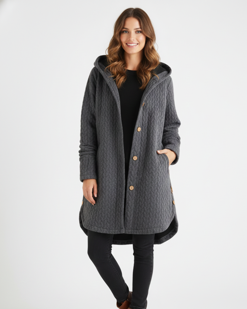 Sascha Manteau d’Inverno – Giacca Lunga Calda Taglio Confortevole con Protezione Contro le Intemperie