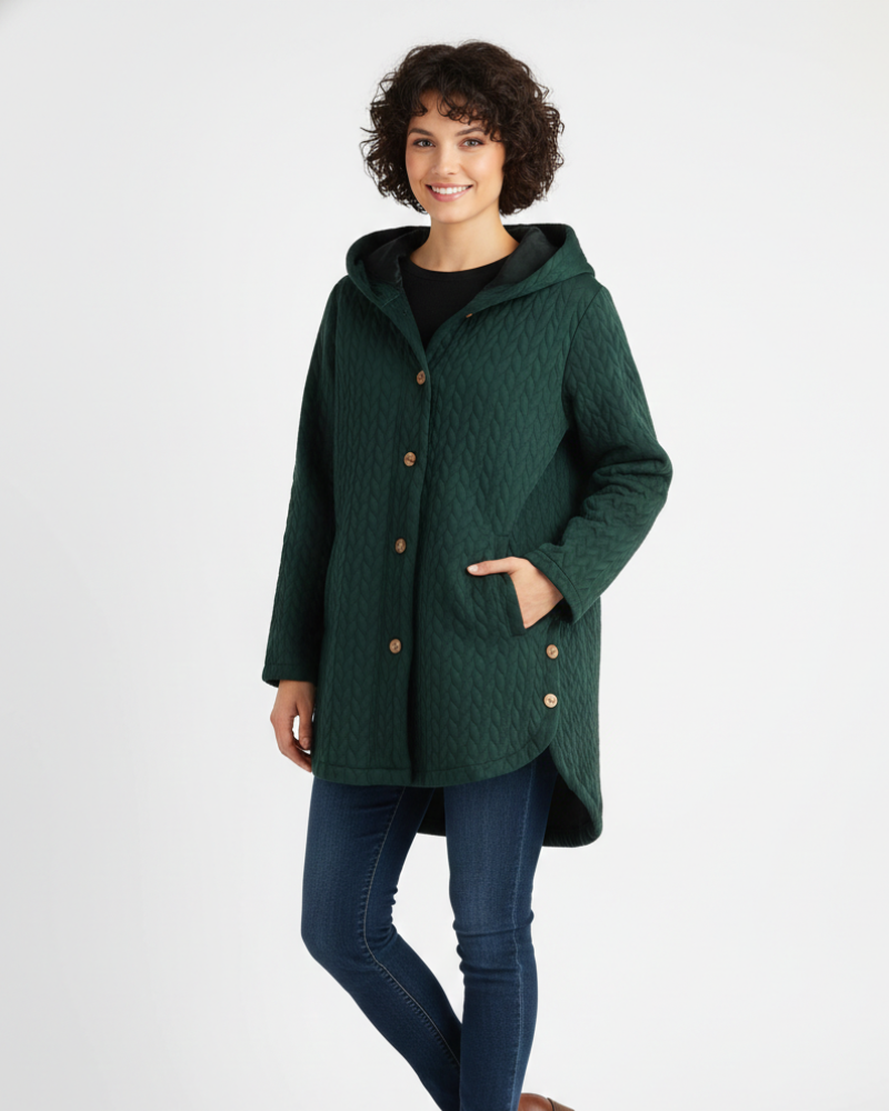 Sascha Manteau d’Inverno – Giacca Lunga Calda Taglio Confortevole con Protezione Contro le Intemperie