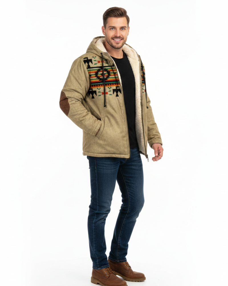 Dan férfi téli kabát – Könnyű szigetelt parka kapucnival és időjárás elleni védelemmel