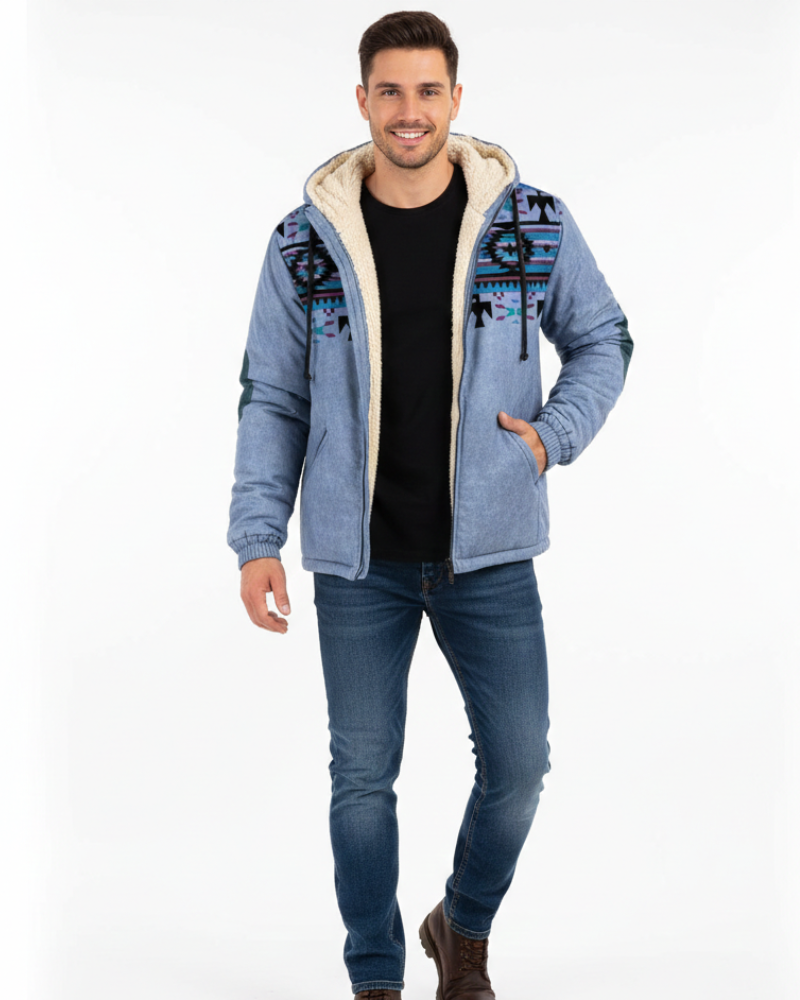 Dan férfi téli kabát – Könnyű szigetelt parka kapucnival és időjárás elleni védelemmel