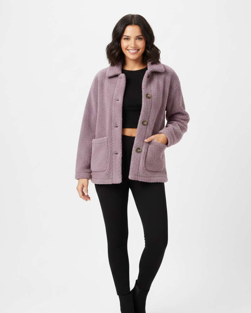 Ivy Női Meleg Kabát – Kényelmes Vágás, Puha Szövet és Időtlen Stílus