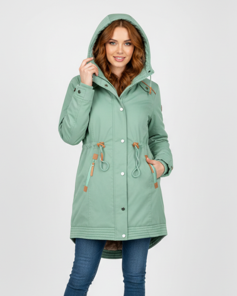 Blaire Naisten Takki – Lämmin Vuori, Toimiva Huppu & Tyylikäs Leikkaus Talveen