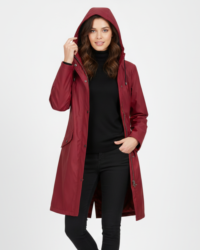 Clyde Dames Regenjas – Waterdicht Winddicht met Elegant & Comfortabel Ontwerp