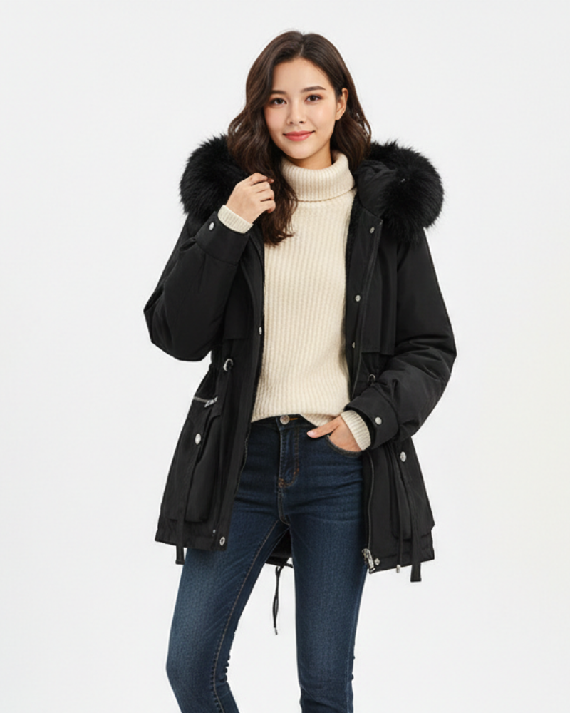 Nina Manteau d’Hiver Femme – Veste Chaude Élégante avec Coupe Flatteuse & Isolation Thermique