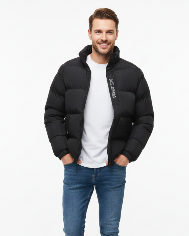 Zykai Piumino Uomo Slim Fit – Giacca Puffer Idrorepellente Leggera e Calda