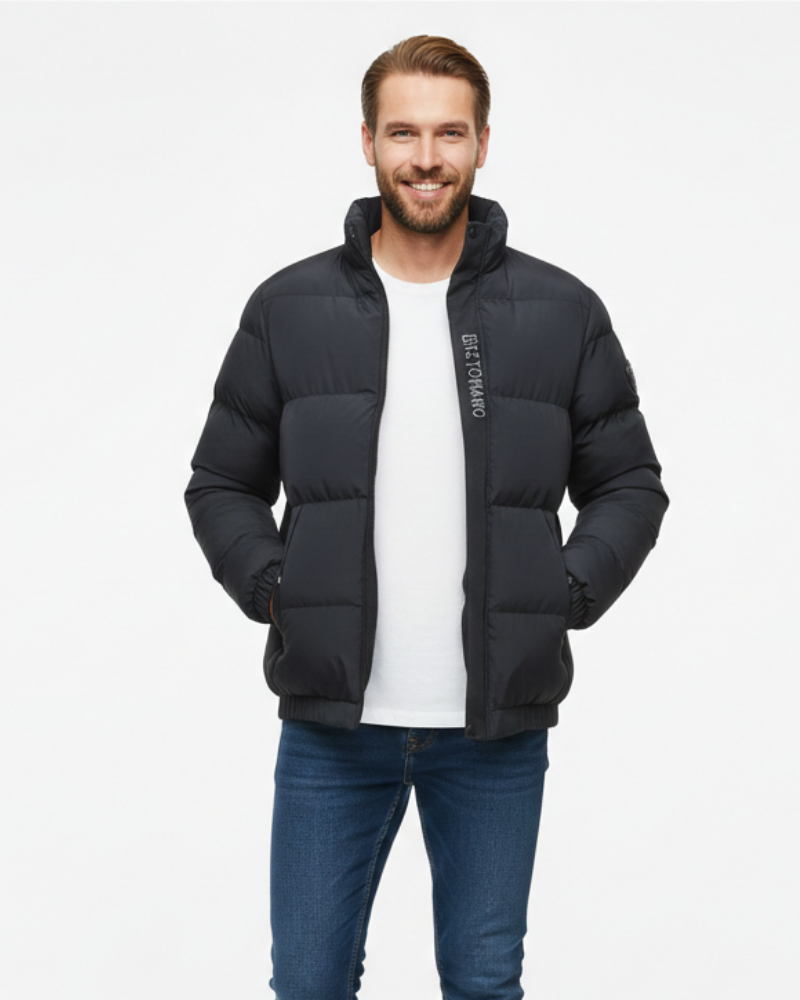 Zykai Piumino Uomo Slim Fit – Giacca Puffer Idrorepellente Leggera e Calda
