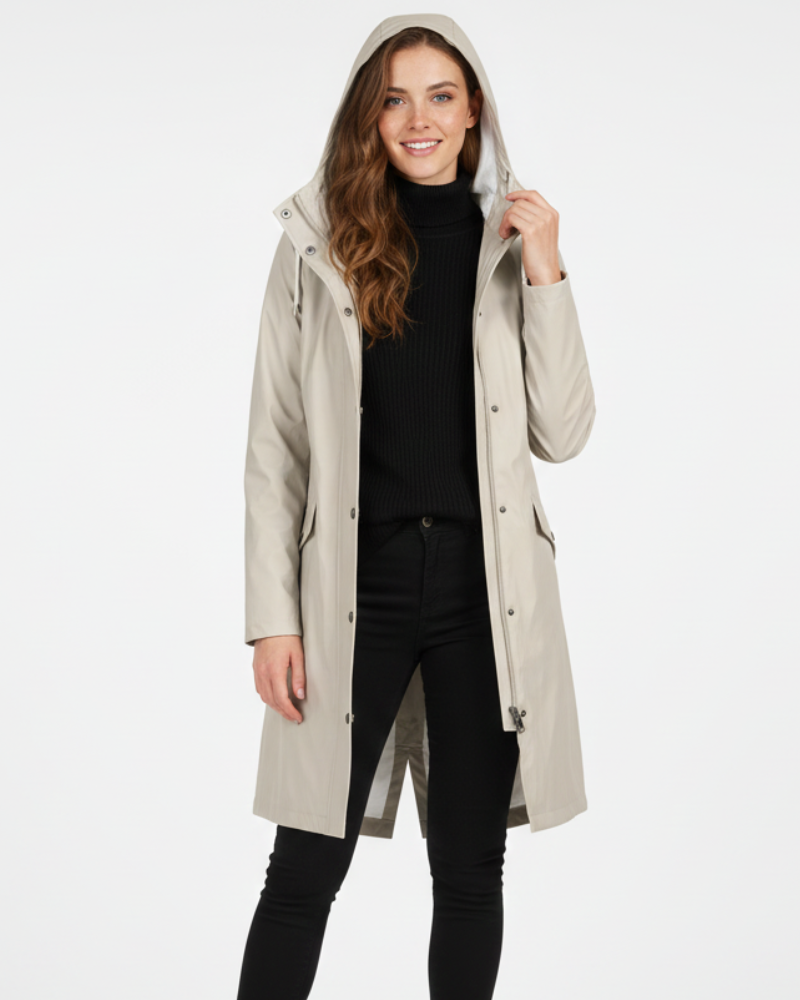 Clyde Dames Regenjas – Waterdicht Winddicht met Elegant & Comfortabel Ontwerp