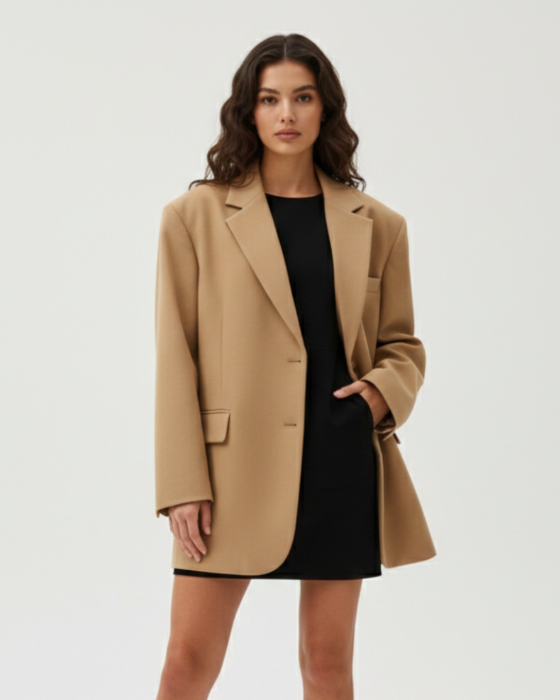 Sherry Blazer Oversize Női – Elegáns Kabát Laza Vágással, Modern Időtlen Stílussal
