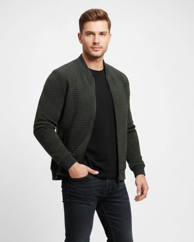 Zykellion Kamizelka Męska na Zamek – Delikatnie Dziany Kardigan o Eleganckim i Wszechstronnym Stylu