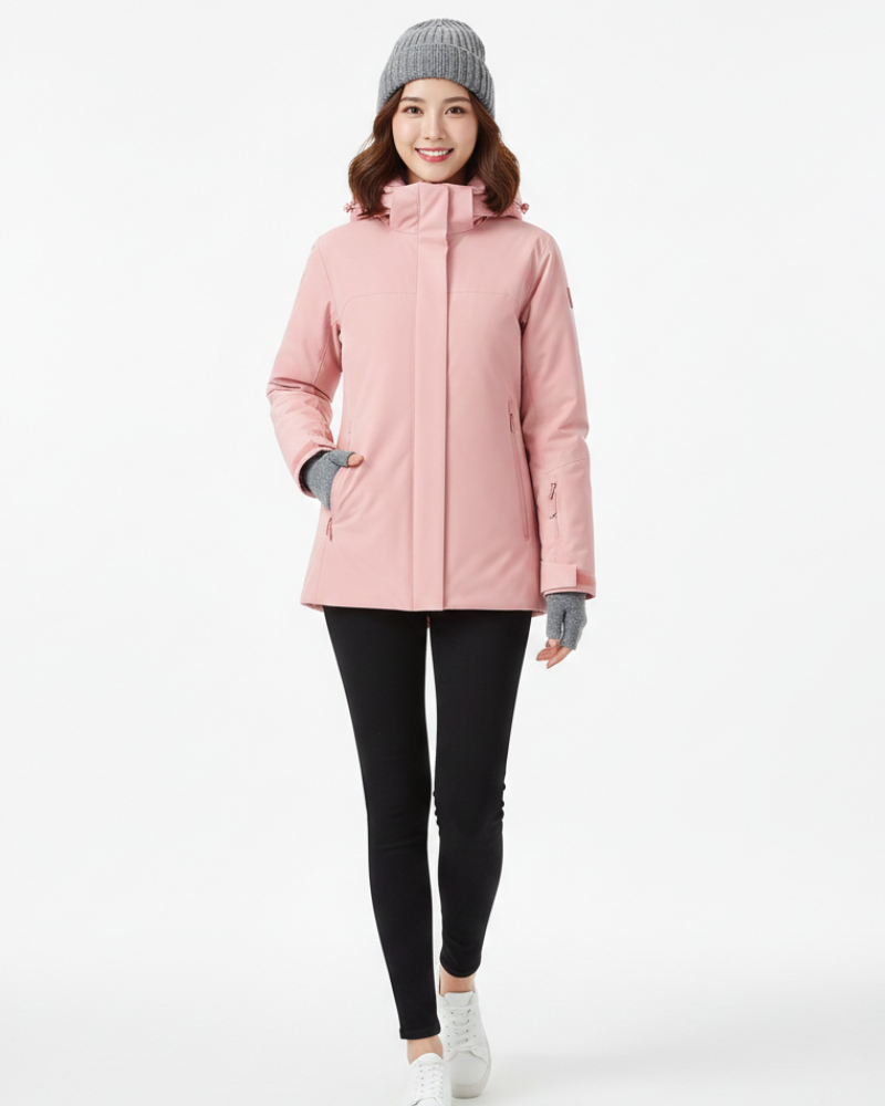 Casey Manteau d’Hiver Femme Imperméable – Doublure Polaire Chaude & Coupe Structurée