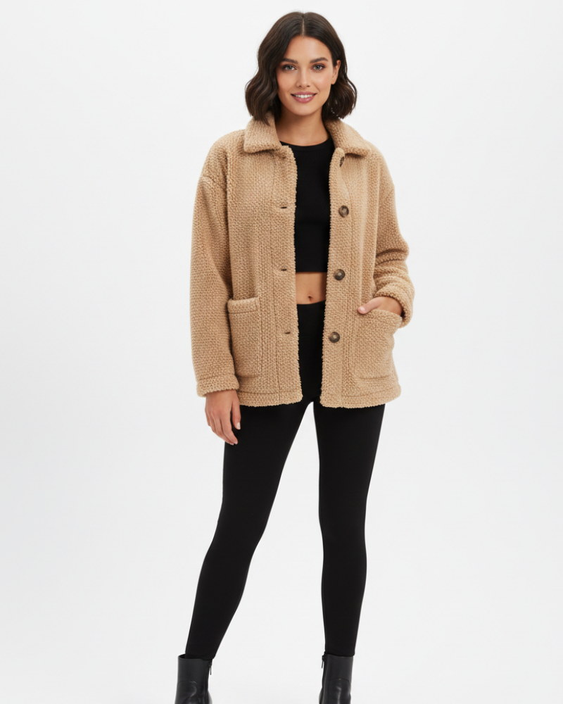 Ivy Női Meleg Kabát – Kényelmes Vágás, Puha Szövet és Időtlen Stílus