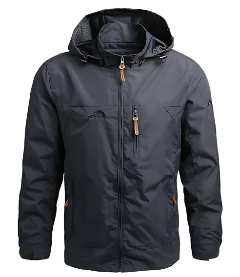 Ethan Veste Homme – Veste Imperméable Outdoor avec Capuche Ajustable & Multi-Poches