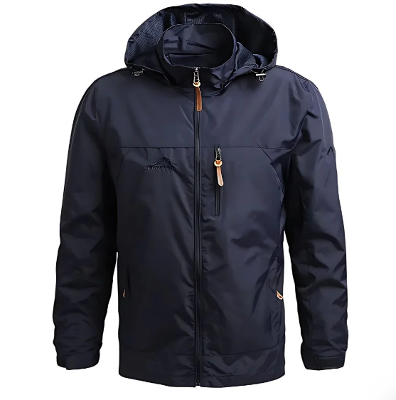 Ethan Veste Homme – Veste Imperméable Outdoor avec Capuche Ajustable & Multi-Poches