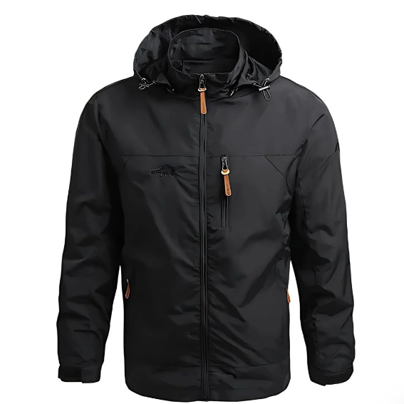 Ethan Veste Homme – Veste Imperméable Outdoor avec Capuche Ajustable & Multi-Poches