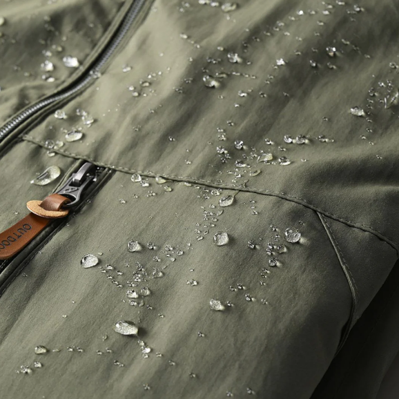 Ethan Veste Homme – Veste Imperméable Outdoor avec Capuche Ajustable & Multi-Poches