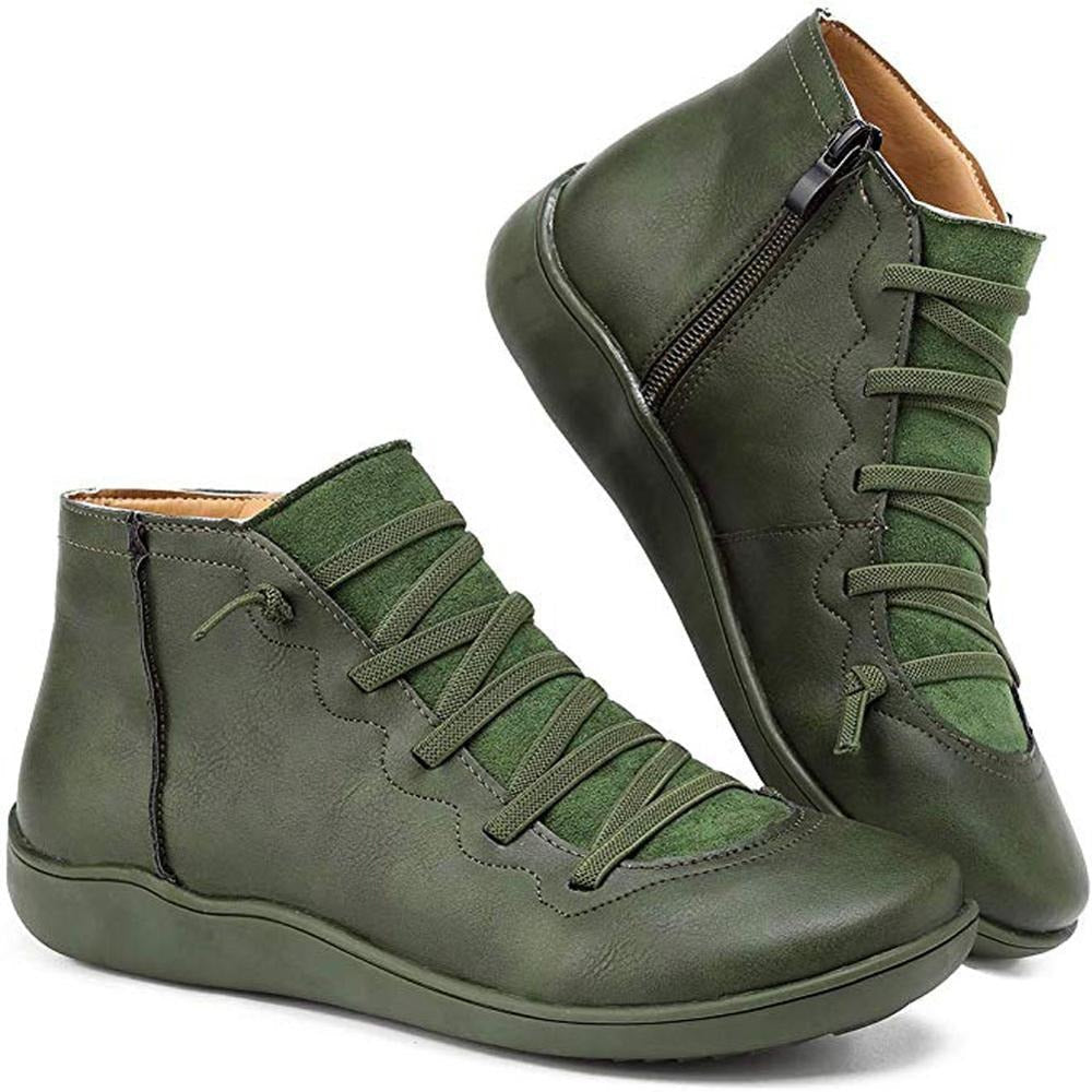 Liam Bottines en Cuir Homme – Confortables et Stylées avec Lacets Géométriques et Fermeture Éclair