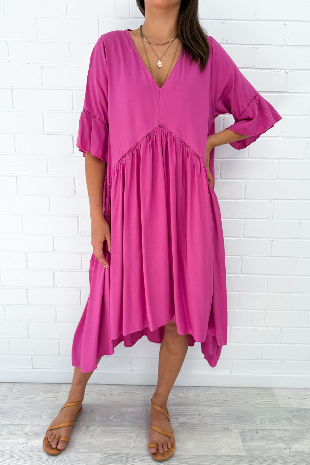 Laguna Robe Oversize Femme – Robe d'Été Aérée avec Coupe Ample & Design Minimaliste