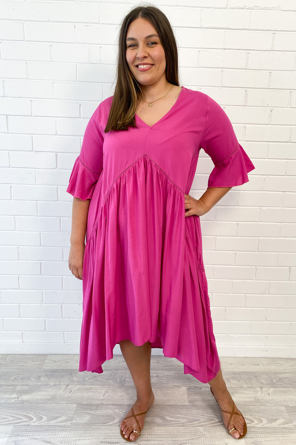 Laguna Robe Oversize Femme – Robe d'Été Aérée avec Coupe Ample & Design Minimaliste