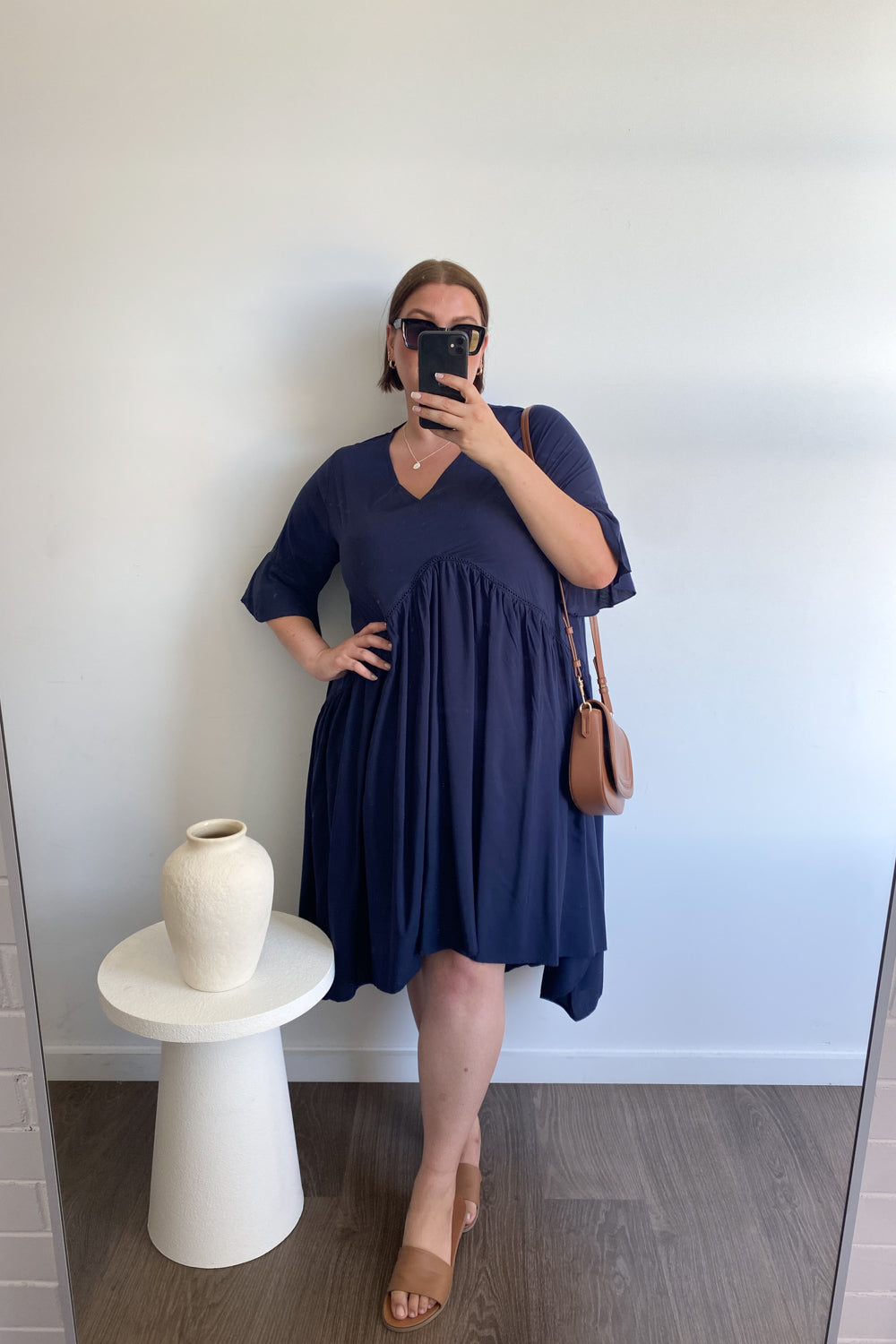 Laguna Robe Oversize Femme – Robe d'Été Aérée avec Coupe Ample & Design Minimaliste