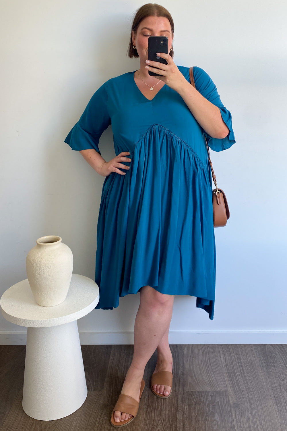 Laguna Robe Oversize Femme – Robe d'Été Aérée avec Coupe Ample & Design Minimaliste