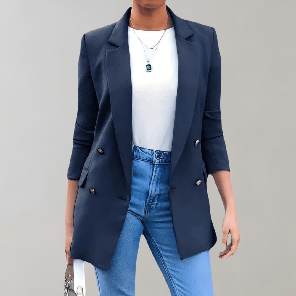 Blazer da donna Liina: giacca elegante e versatile in tessuto di alta qualità con uno stile senza tempo