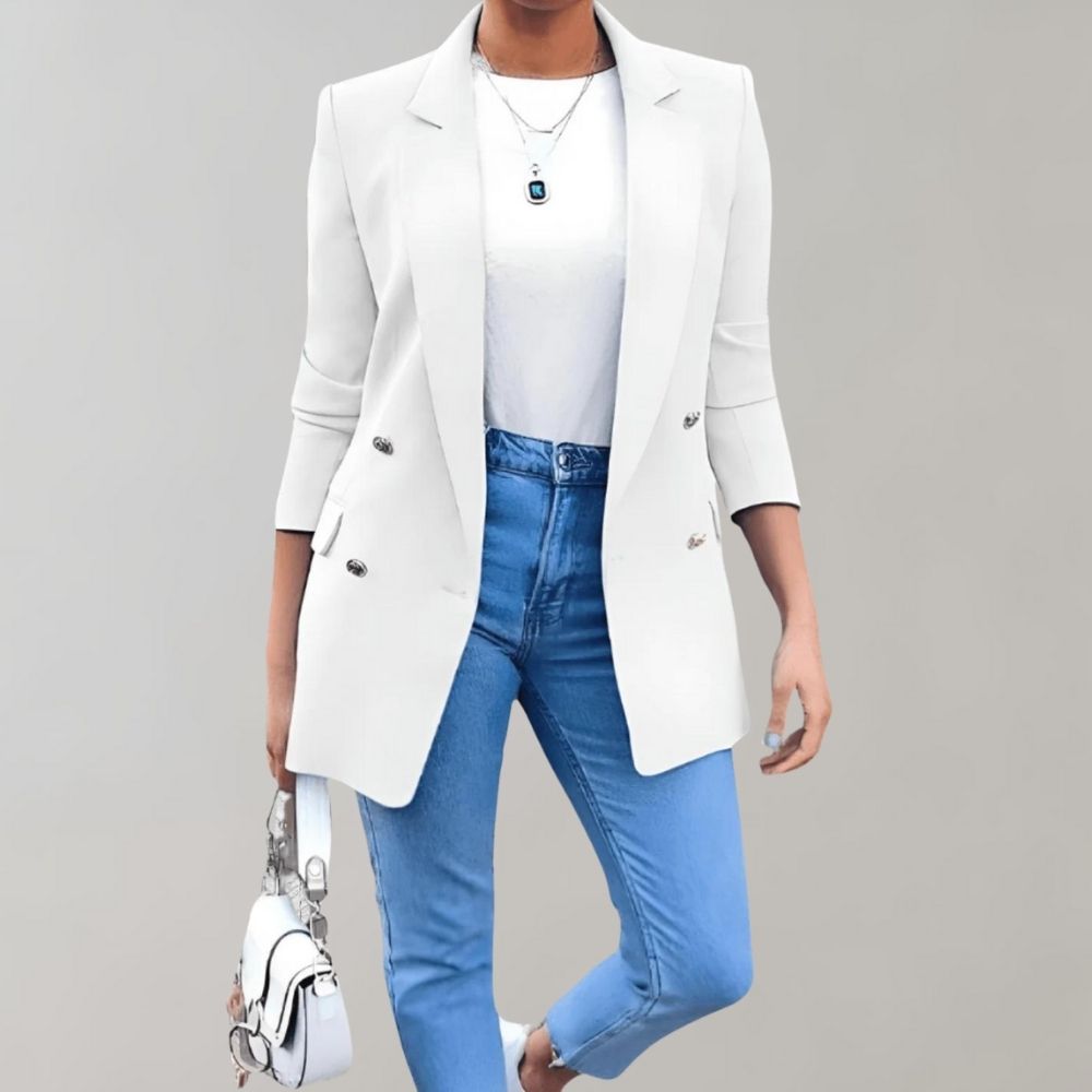 Blazer da donna Liina: giacca elegante e versatile in tessuto di alta qualità con uno stile senza tempo