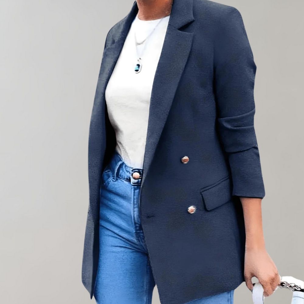 Blazer da donna Liina: giacca elegante e versatile in tessuto di alta qualità con uno stile senza tempo