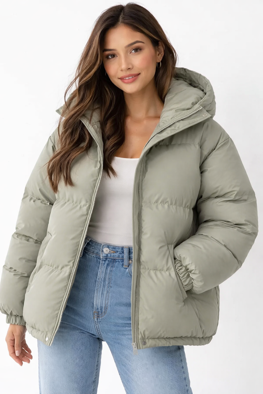 Lilah Lett Vinterjakke for Dame med Hetter – Elegant Snitt og Moderne Varme