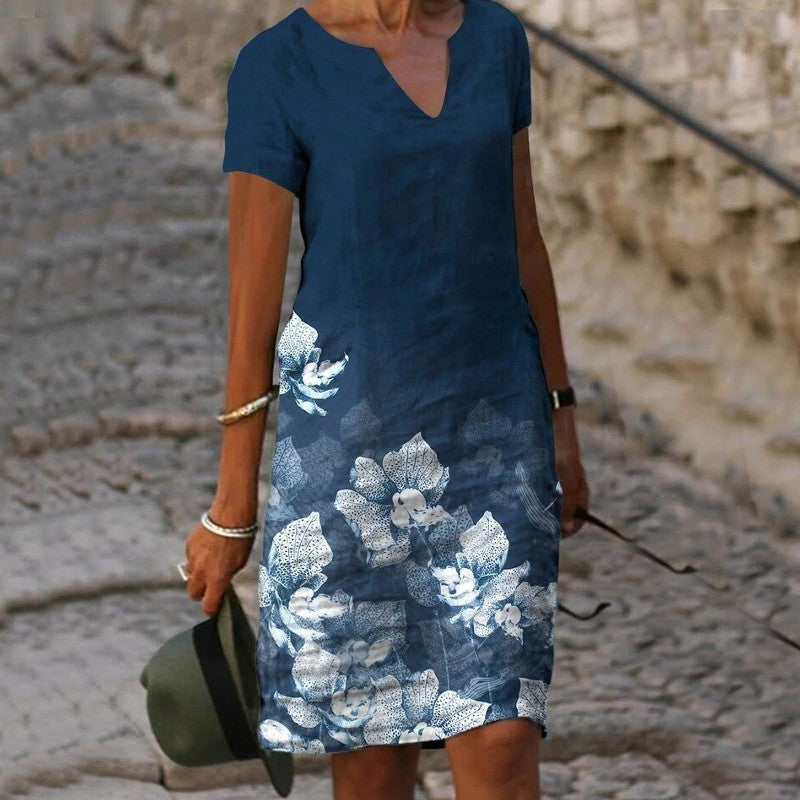 Abito estivo da donna Isabelle - Abito floreale leggero con vestibilità elegante e comfort traspirante