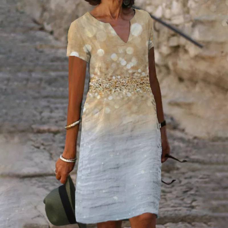 Abito estivo da donna Isabelle - Abito floreale leggero con vestibilità elegante e comfort traspirante