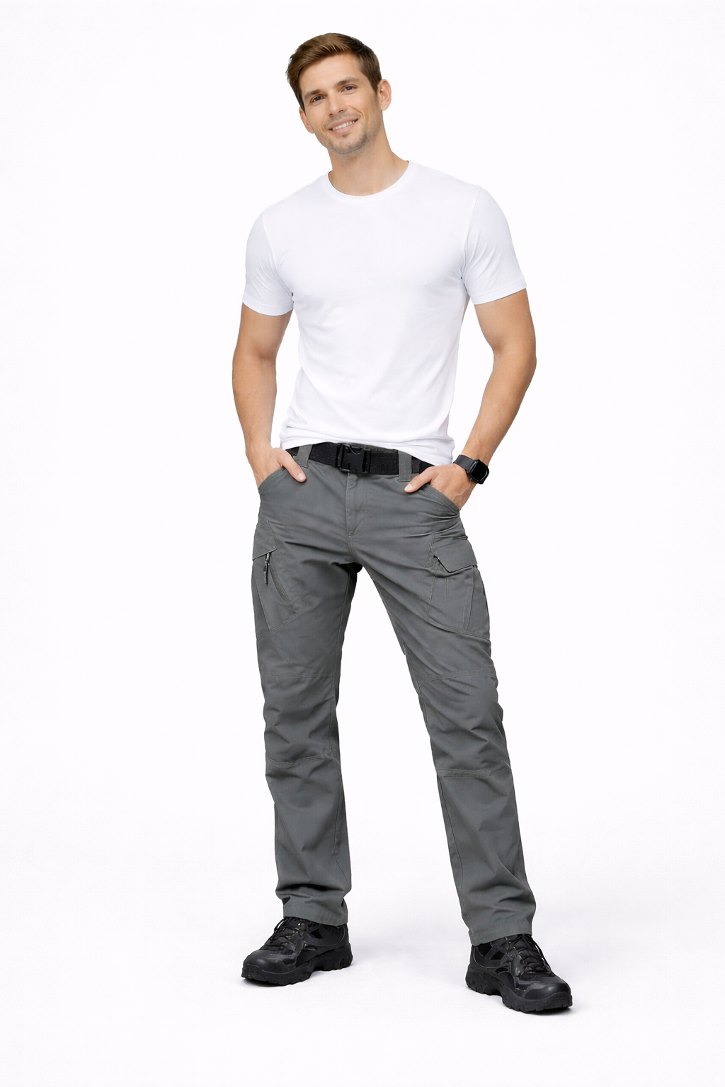 Markl miesten taktiset housut vedenpitävät – monitaskuiset, vahvistetut ja ulkoiluun