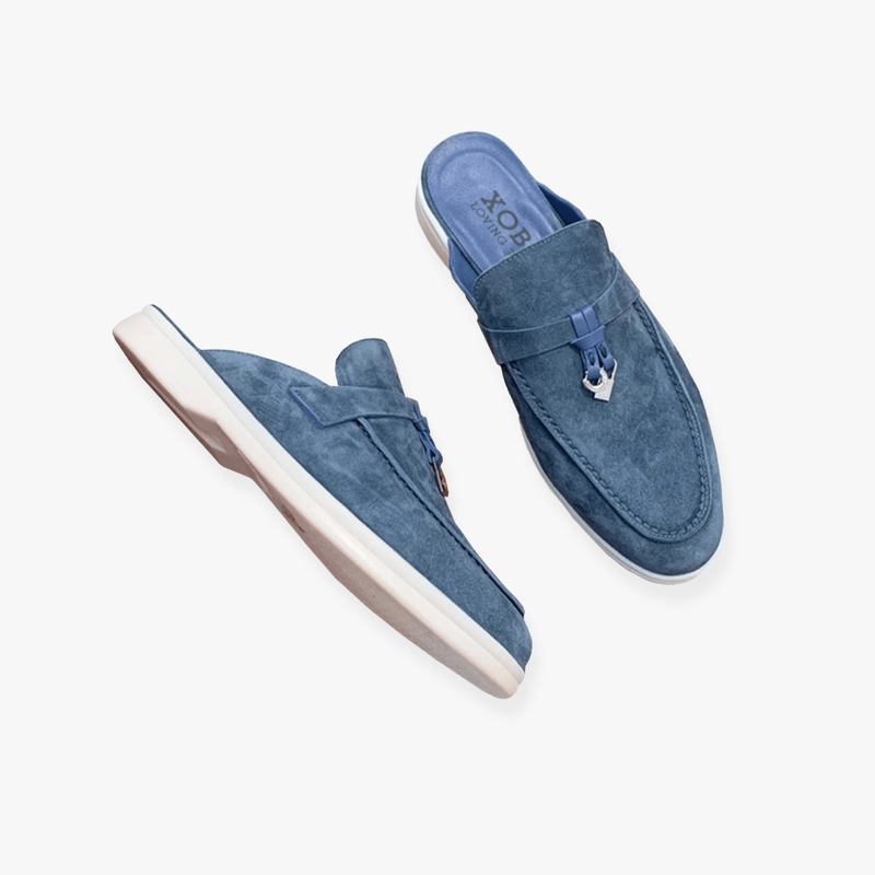 Mules da donna Emary – Mules slip-on con fibbia e comfort chic senza tacco