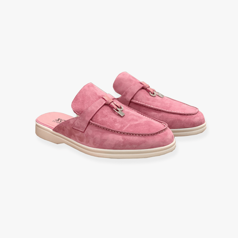 Mules da donna Emary – Mules slip-on con fibbia e comfort chic senza tacco