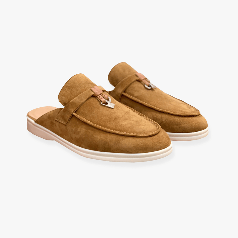 Mules da donna Emary – Mules slip-on con fibbia e comfort chic senza tacco