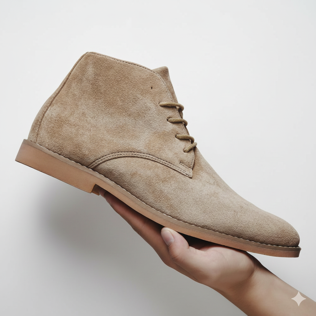 Noah Bottines Desert Homme – Chaussures Suédées Confortables avec Semelle Antidérapante