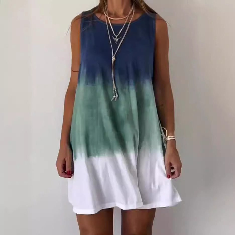 Abito estivo da donna Odette - Abito casual senza maniche con vestibilità leggera per rilassanti giornate estive