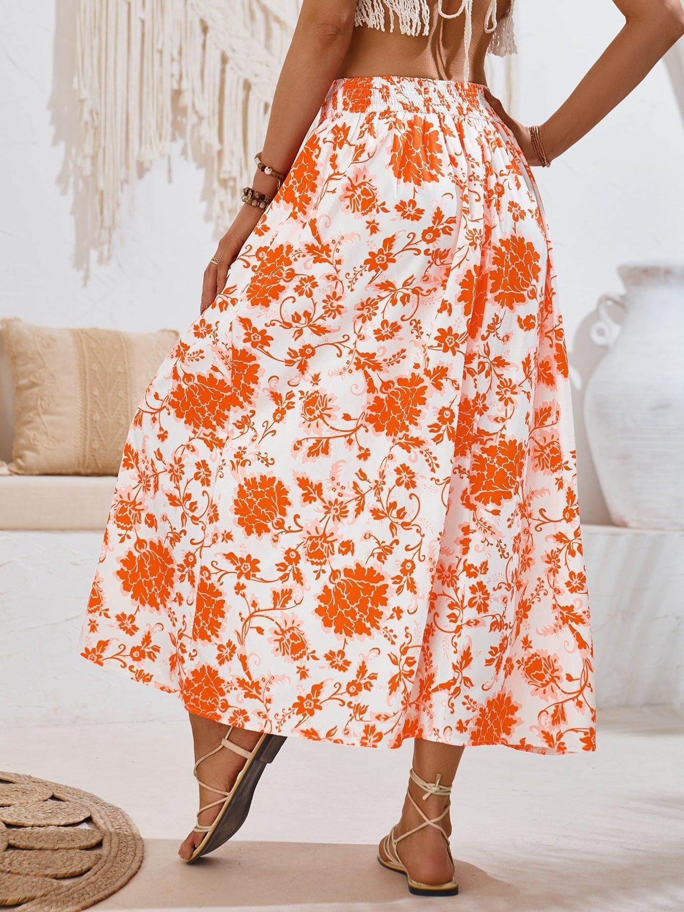 Gonna lunga con stampa floreale Kennedi: eleganza e comfort per tutte le occasioni