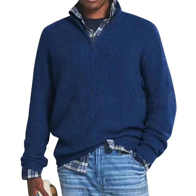 Maglione in cotone da uomo Jérôme - Felpa con zip comoda ed elegante da indossare tutti i giorni