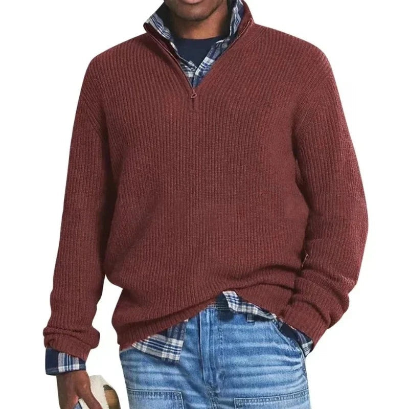 Maglione in cotone da uomo Jérôme - Felpa con zip comoda ed elegante da indossare tutti i giorni