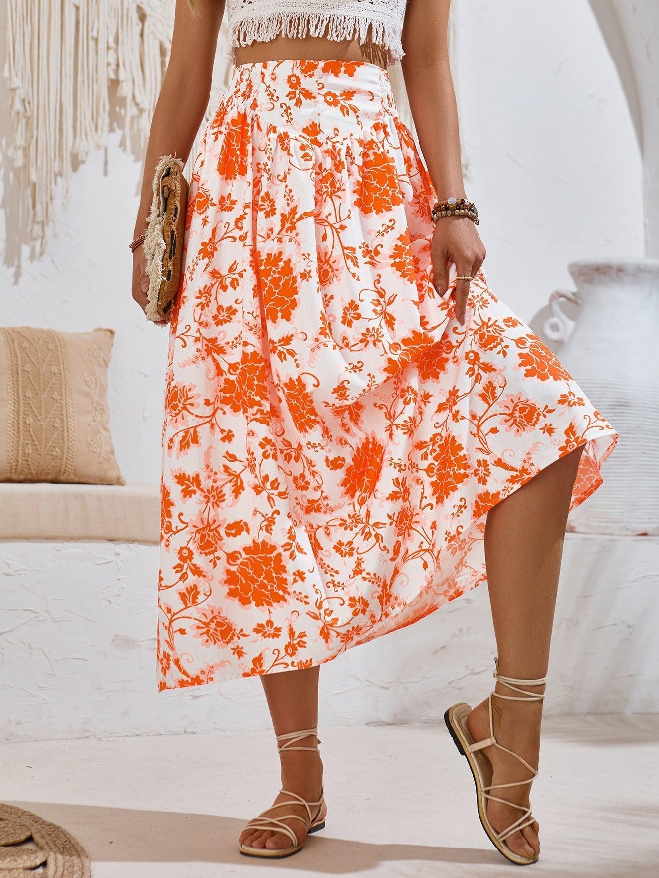 Gonna lunga con stampa floreale Kennedi: eleganza e comfort per tutte le occasioni