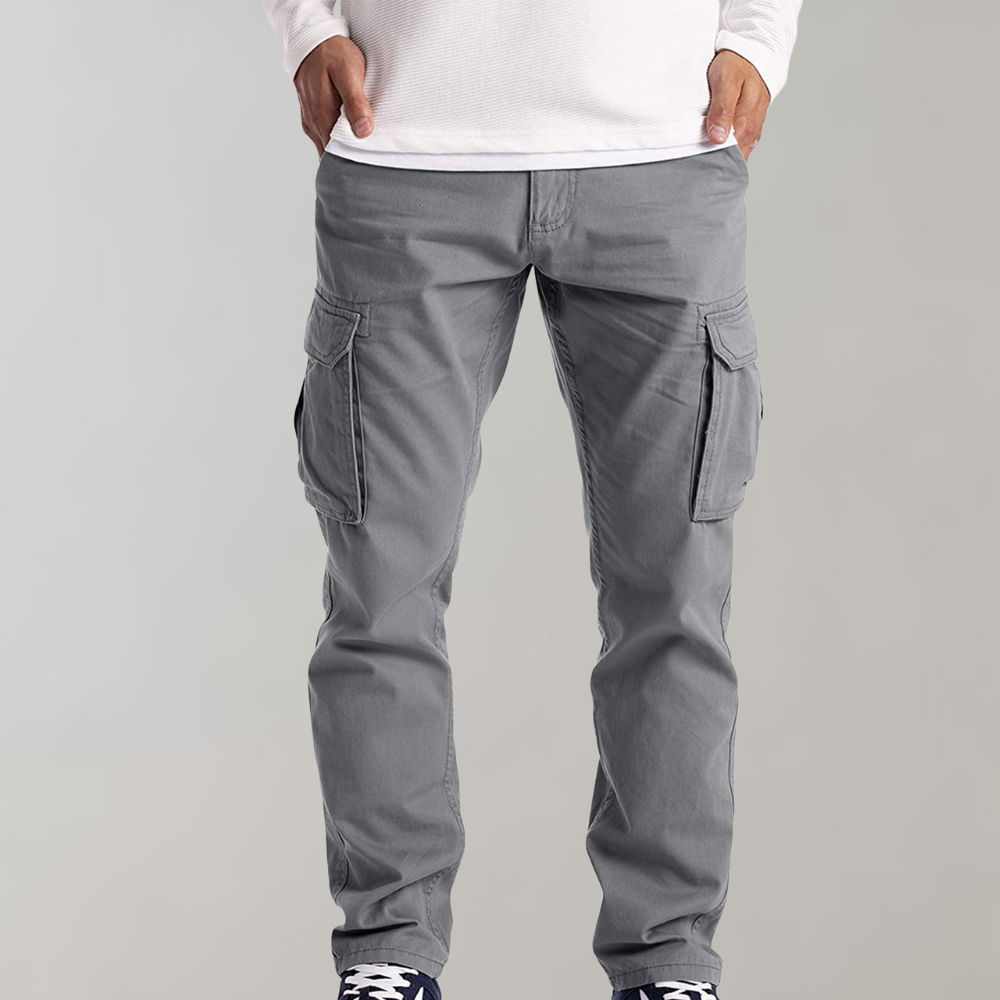 Pantaloni da uomo Bryan - Pantaloni cargo comodi e alla moda con pratiche tasche