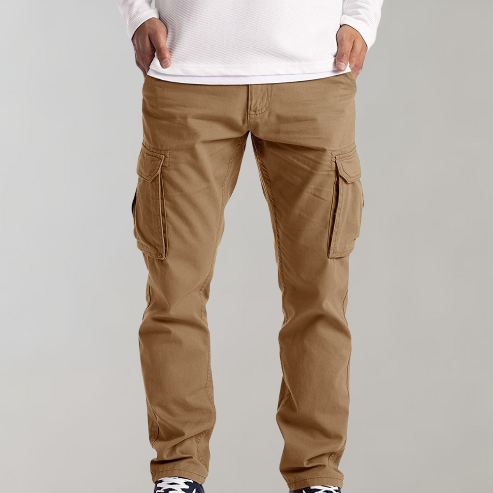 Pantaloni da uomo Bryan - Pantaloni cargo comodi e alla moda con pratiche tasche