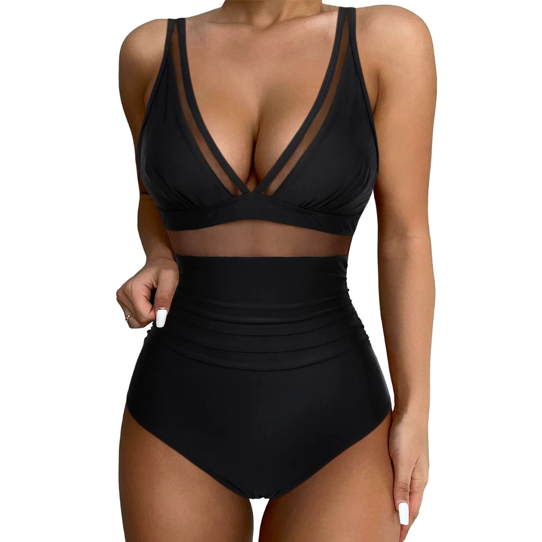 Sophie Maillot de Bain Femme – Coupe Ajustée avec Bretelles Réglables & Séchage Rapide