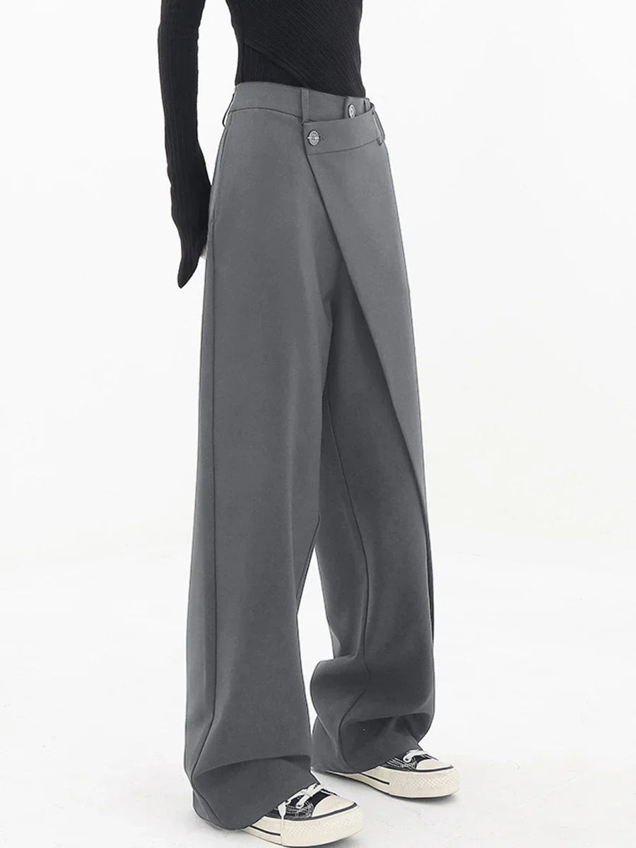 Pantaloni a gamba larga da donna Emma - Pantaloni a gamba larga comodi e traspiranti per un look casual ed elegante