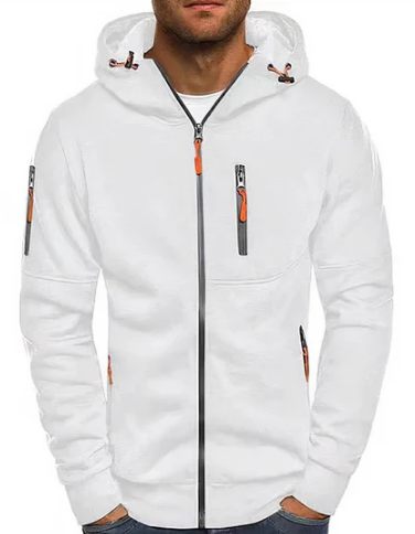 Ealdred Veste Homme – Sweat à Capuche Zippé Confortable en Coton Premium & Style Moderne